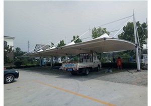 莒縣城膜結(jié)構(gòu)停車(chē)棚